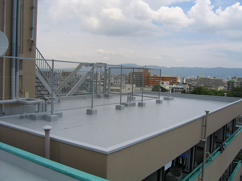 大阪市浪速区FRP防水工事　施工後