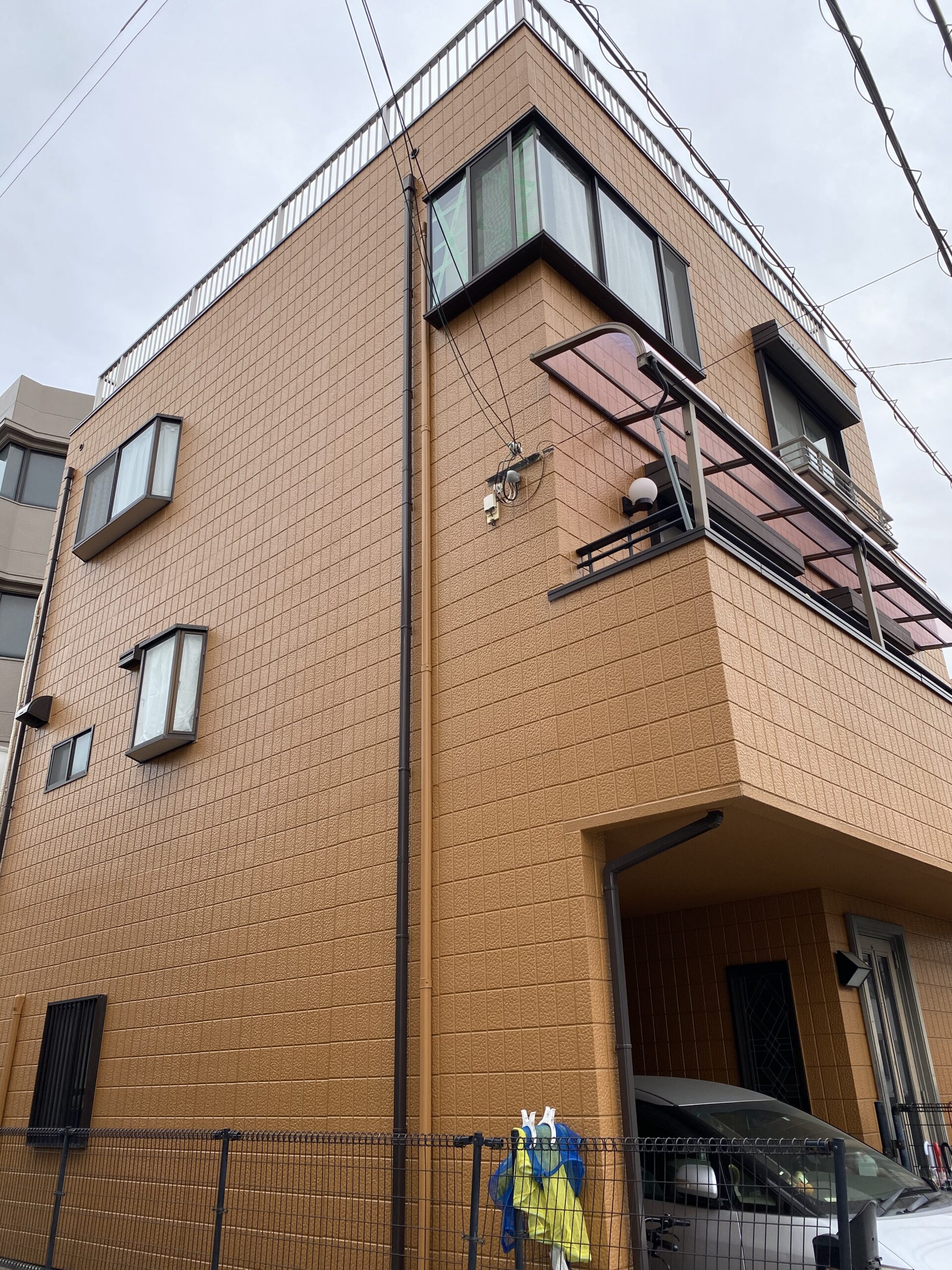 八尾市ヘーベルハウスフッ素塗装施工工事　施工後