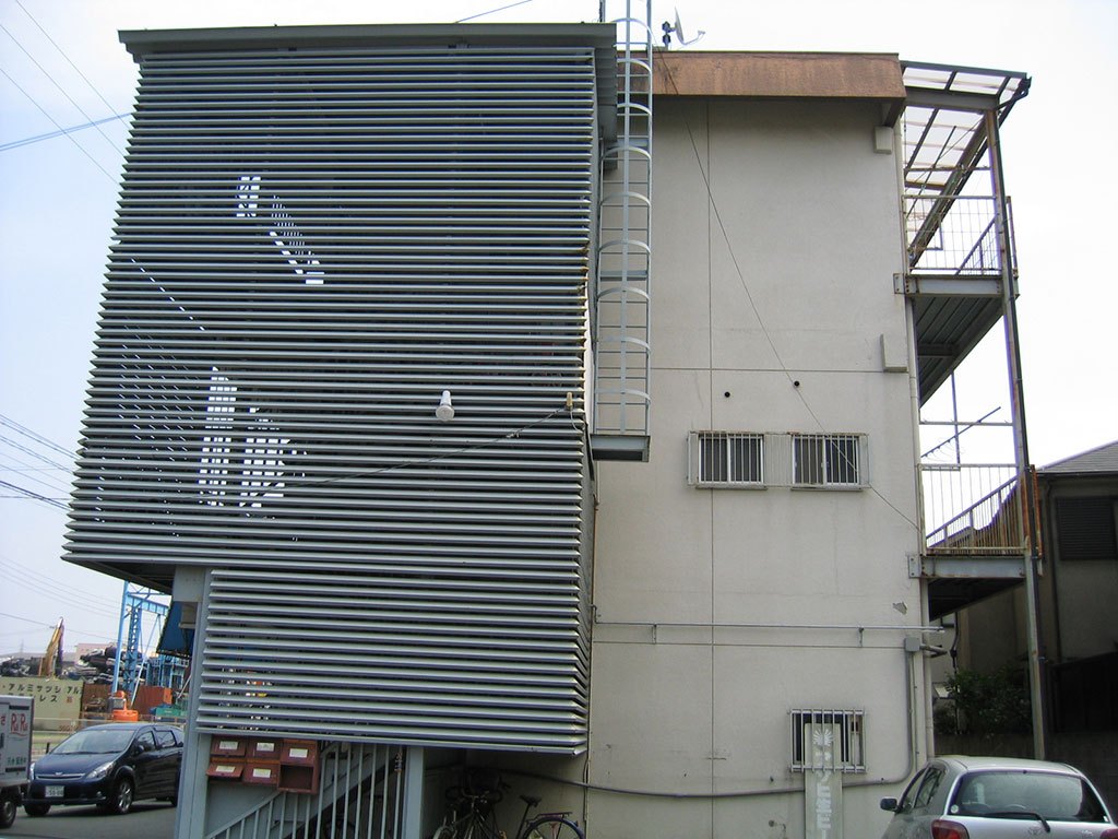 岸和田市の外壁塗装工事施工前