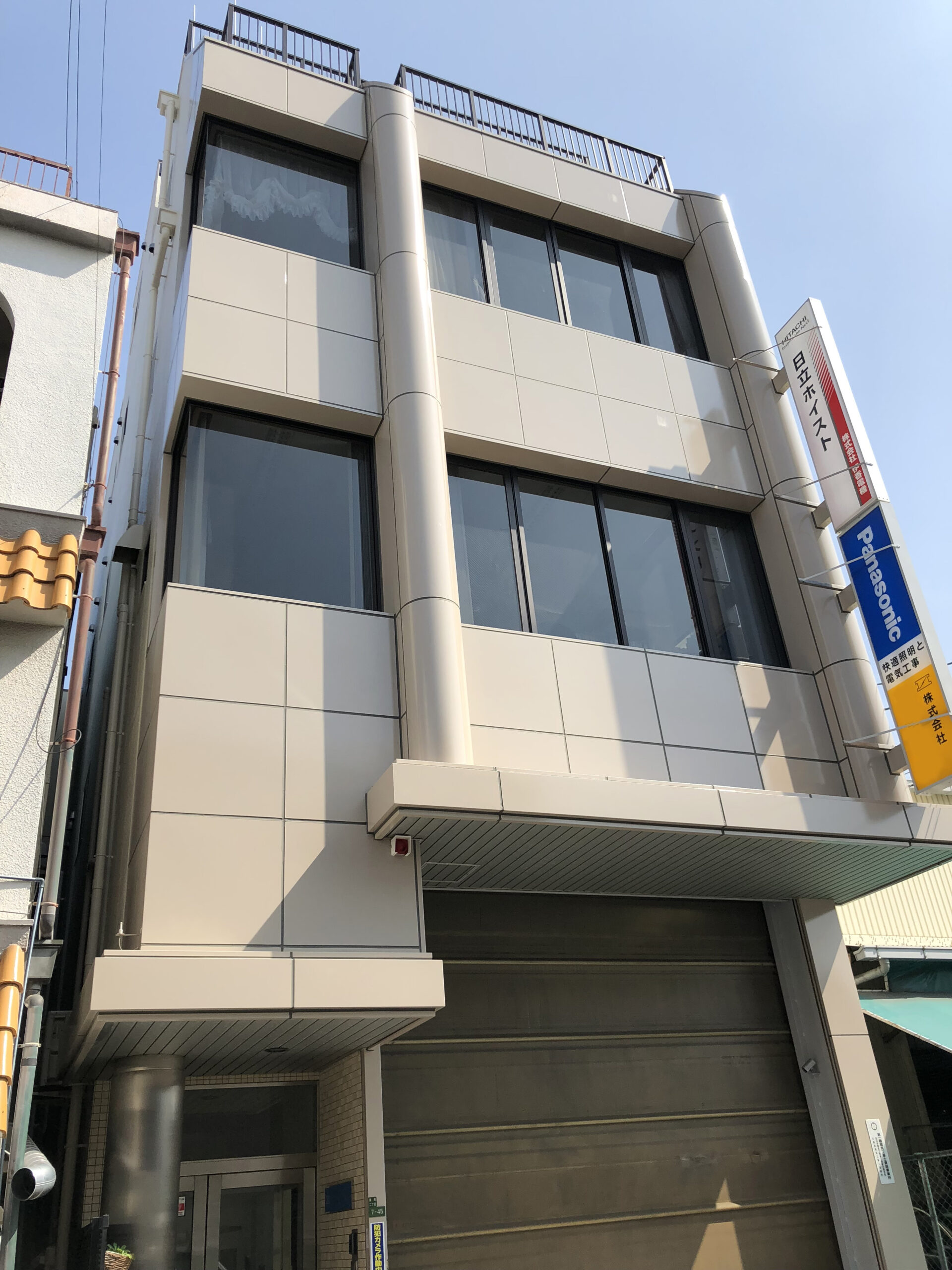 門真市外壁遮熱塗装工事施工後