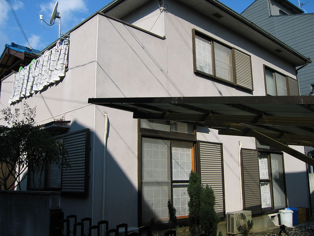 大阪市西成区戸建住宅外壁塗装工事　施工前