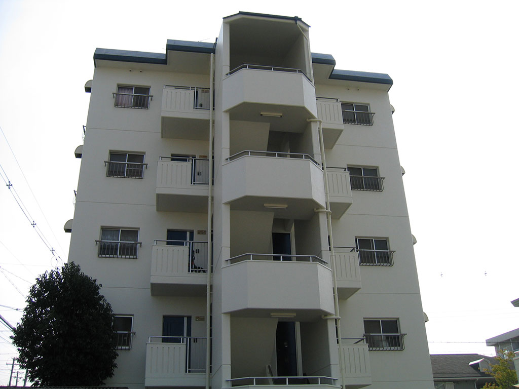 城東区マンション外壁塗装工事　施工後