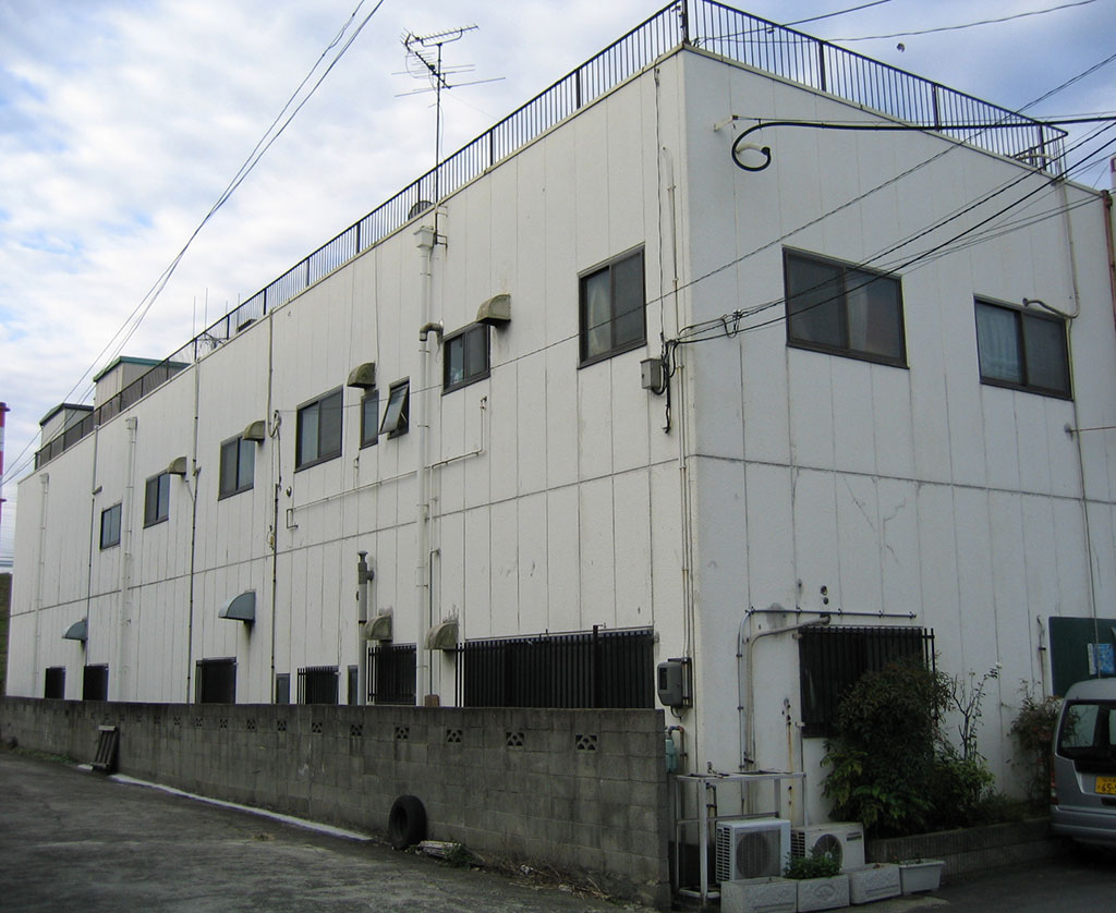 福島区ALC外壁塗装工事　塗装前