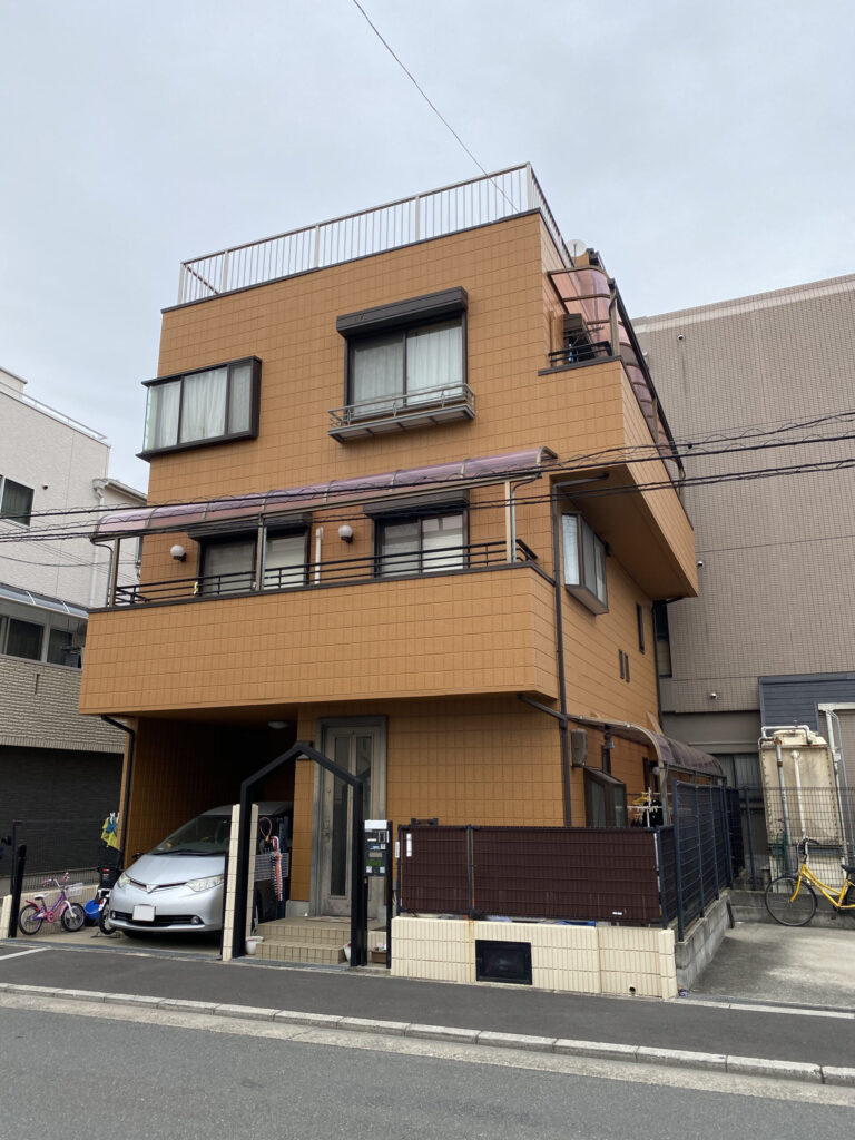 八尾市ヘーベルハウスフッ素塗装施工工事