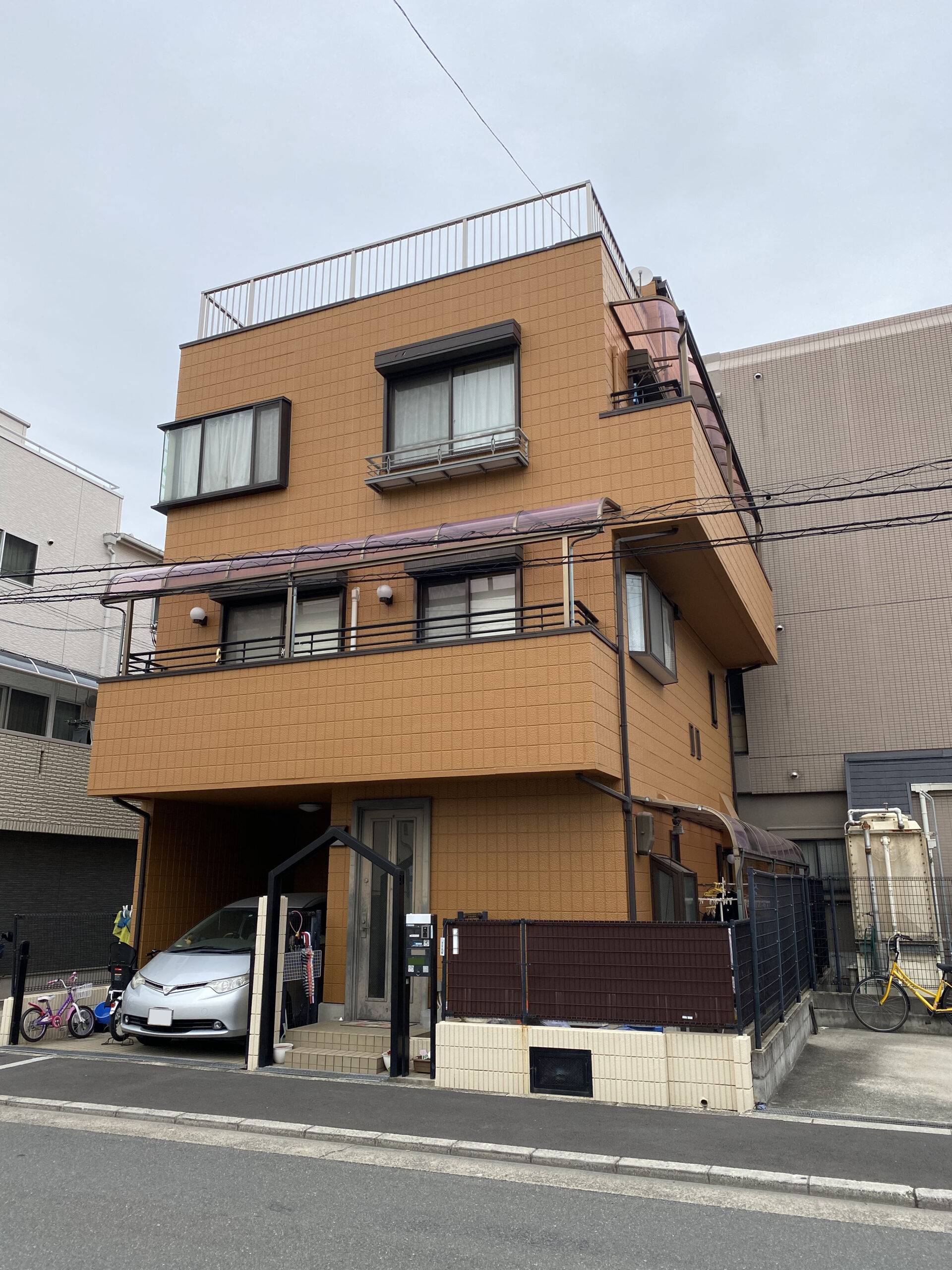 八尾市ヘーベルハウスフッ素塗装施工工事　施工後