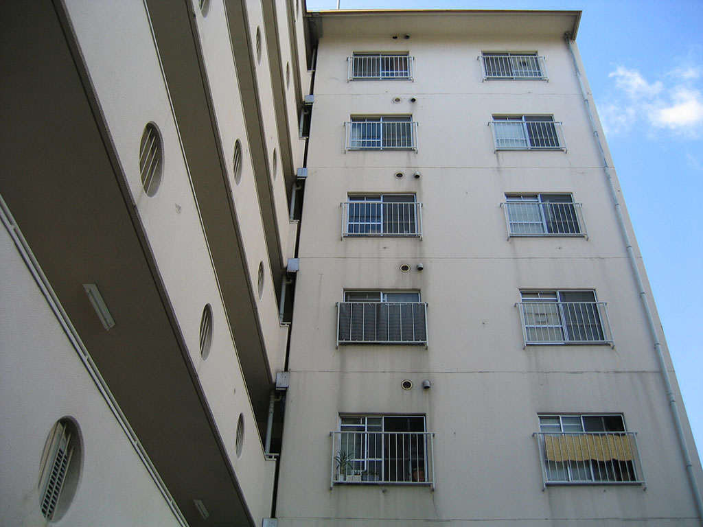 大阪市港区マンション塗装工事前