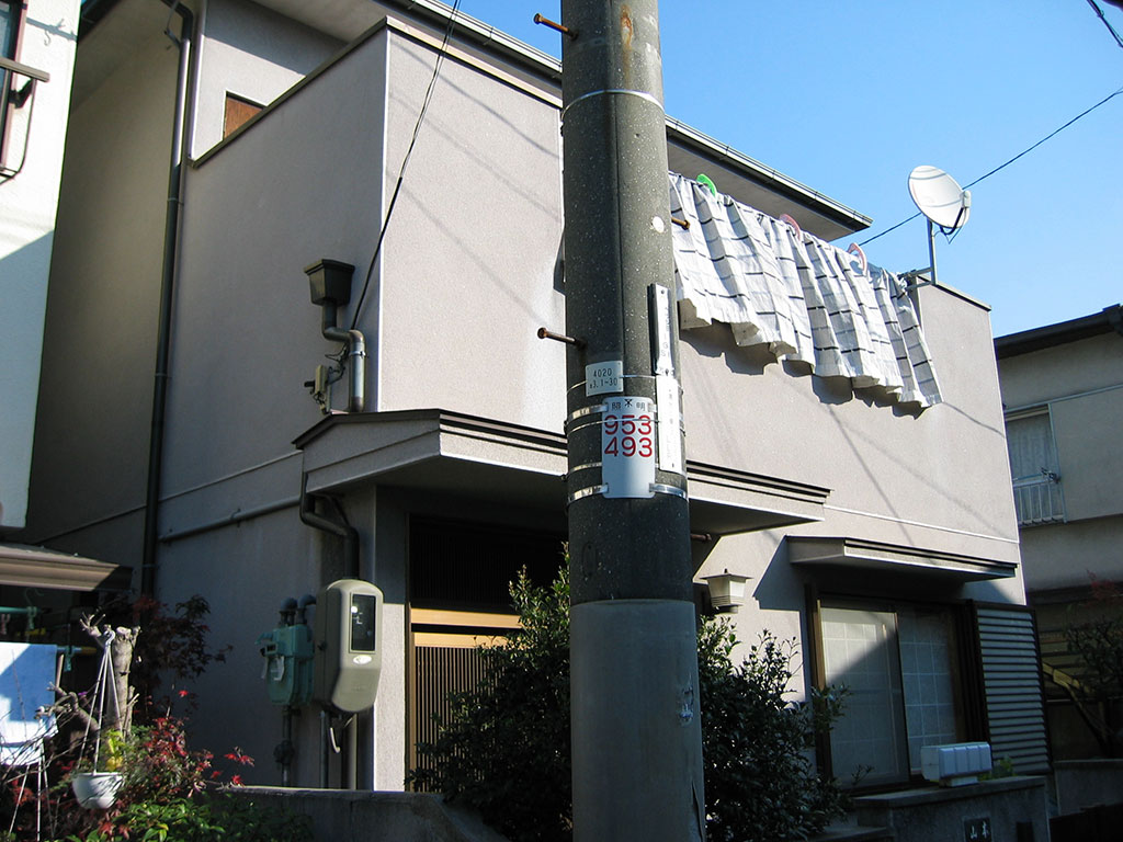 西成区戸建住宅外壁塗装工事　施工前