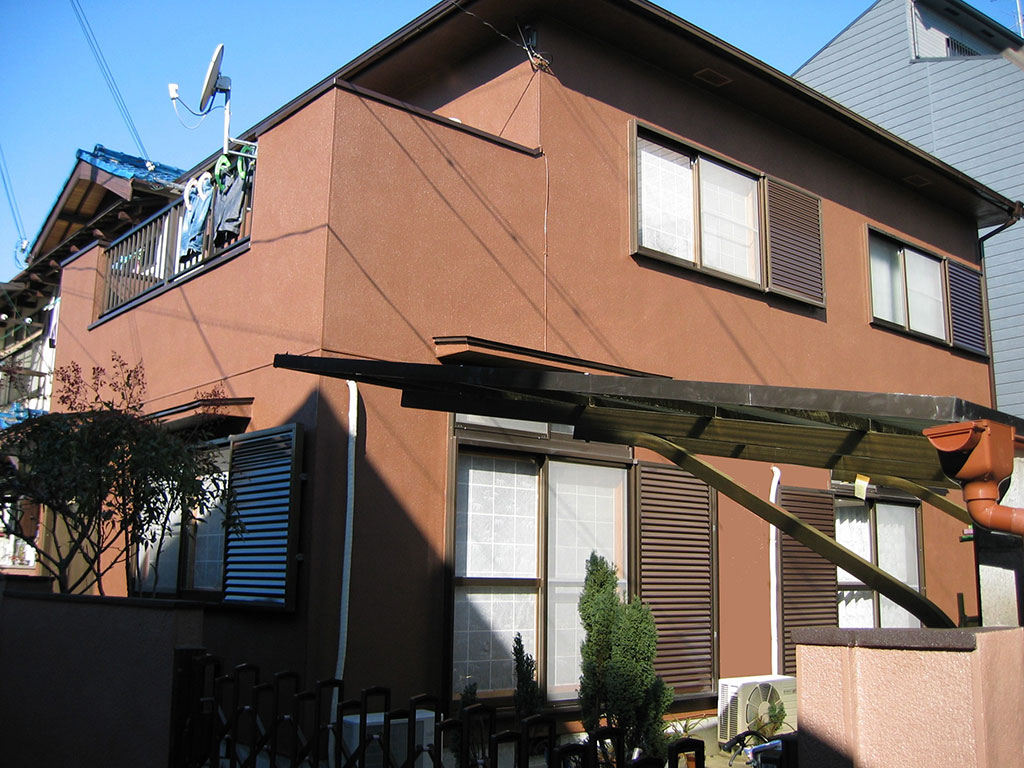 大阪市西成区戸建住宅外壁塗装工事