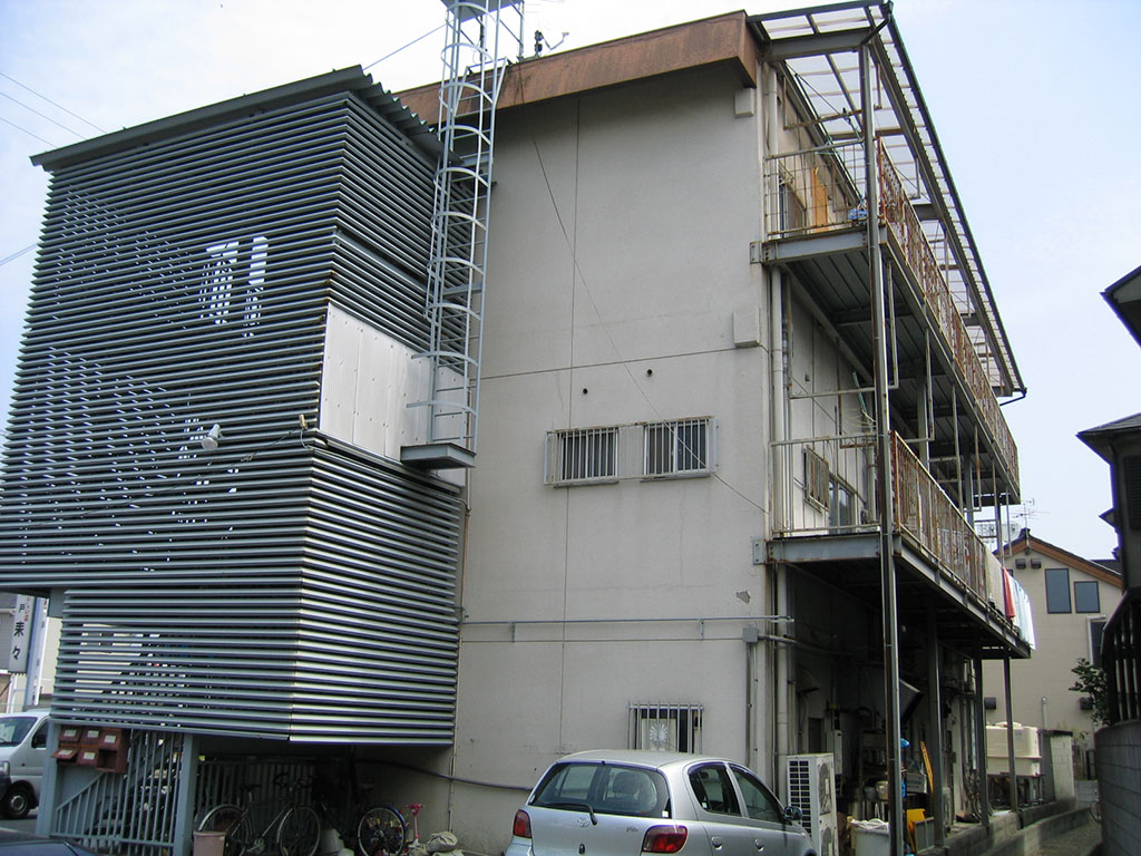 岸和田市の外壁塗装工事施工前